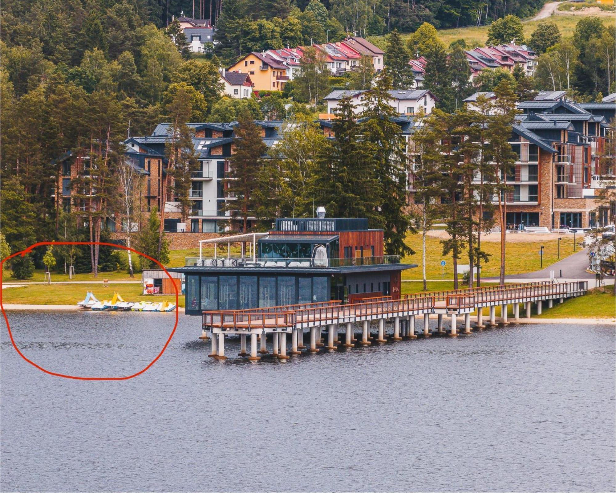Molo Lipno Resort Luxusni Apartman 4Kk 체스키크룸로프 외부 사진