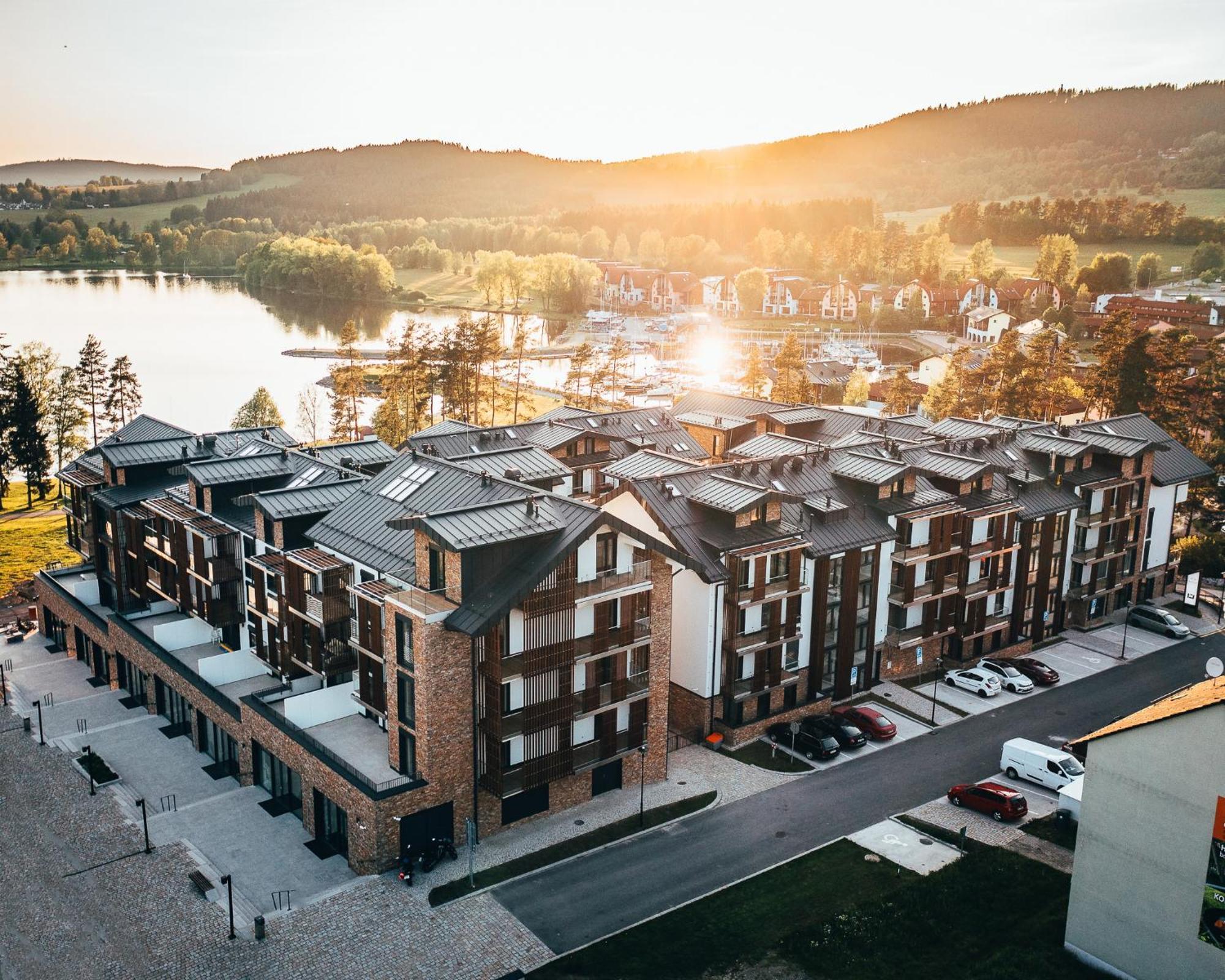 Molo Lipno Resort Luxusni Apartman 4Kk 체스키크룸로프 외부 사진